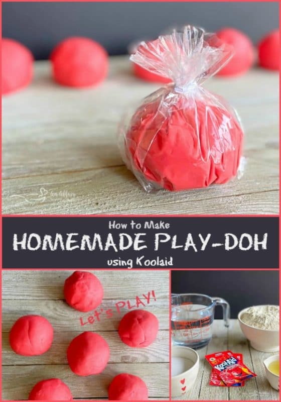 Play doh hot sale made of