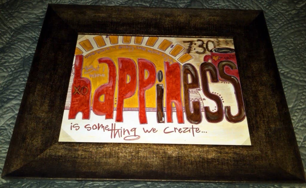 Happiness = Something We Create