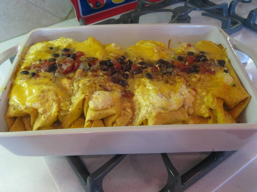 That “mystery dish” we named Chicken Fajita Bake