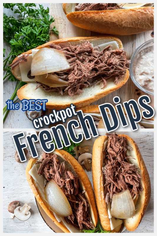 graphic for french dip sandwiches