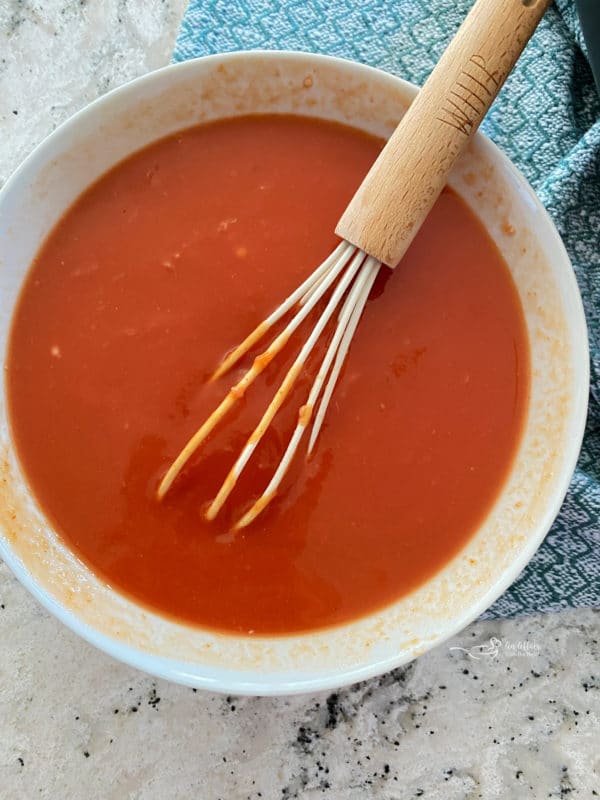 tomato soup with added Worcestershire 