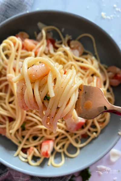 Crab and Shrimp Pasta