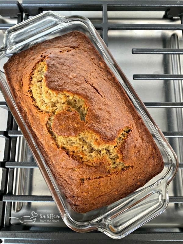 The BEST Banana Bread Recipe cooling