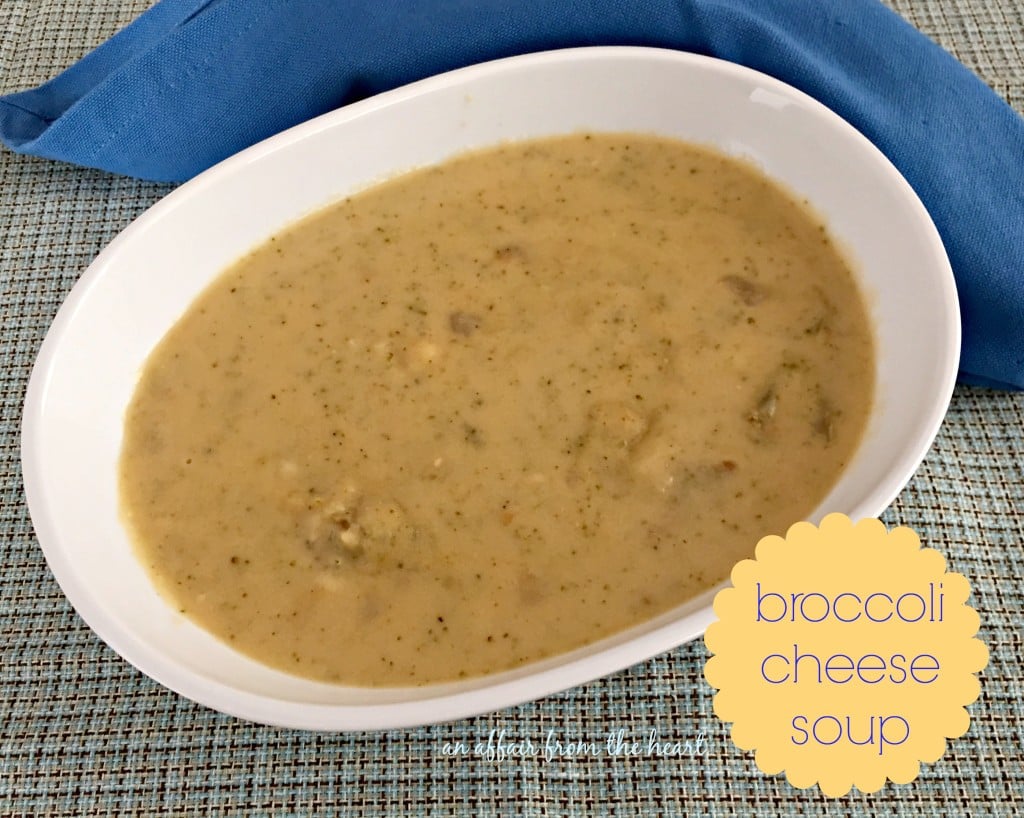 broccoli cheese soup