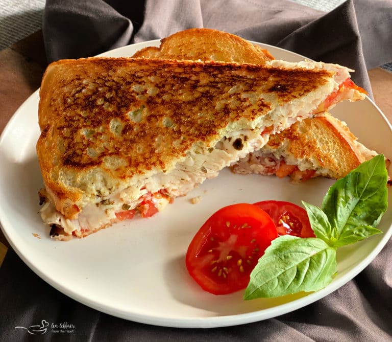 Grilled Turkey & Havarti Sandwiches - Gourmet Pesto Grilled Cheese