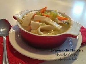 homemade chicken noodle soup