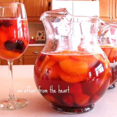 White Rose infused Sangria