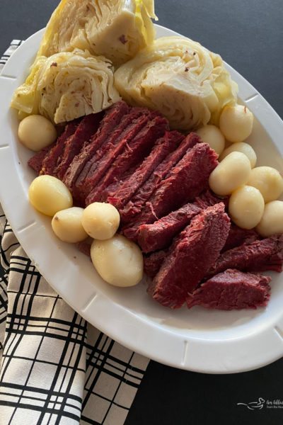 Corned Beef and Cabbage Dinner in the Crock Pot