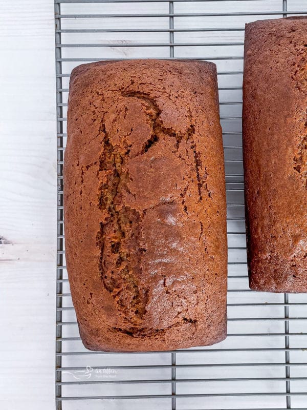 cooked pumpkin loaf unfrosted