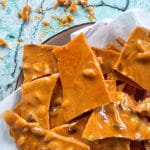 Lovely peanut brittle ready to serve