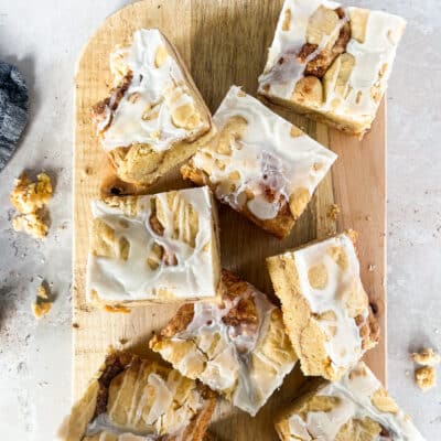 Iced Snickerdoodle Bars