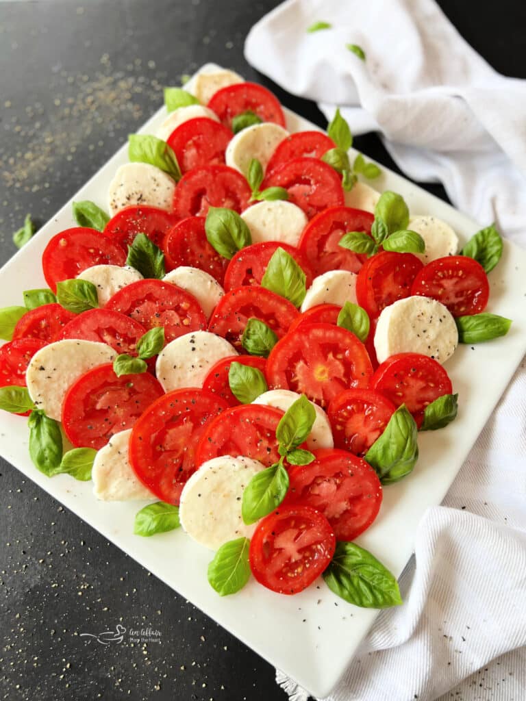 Caprese Salad - Tomatoes with Mozzarella and Basil