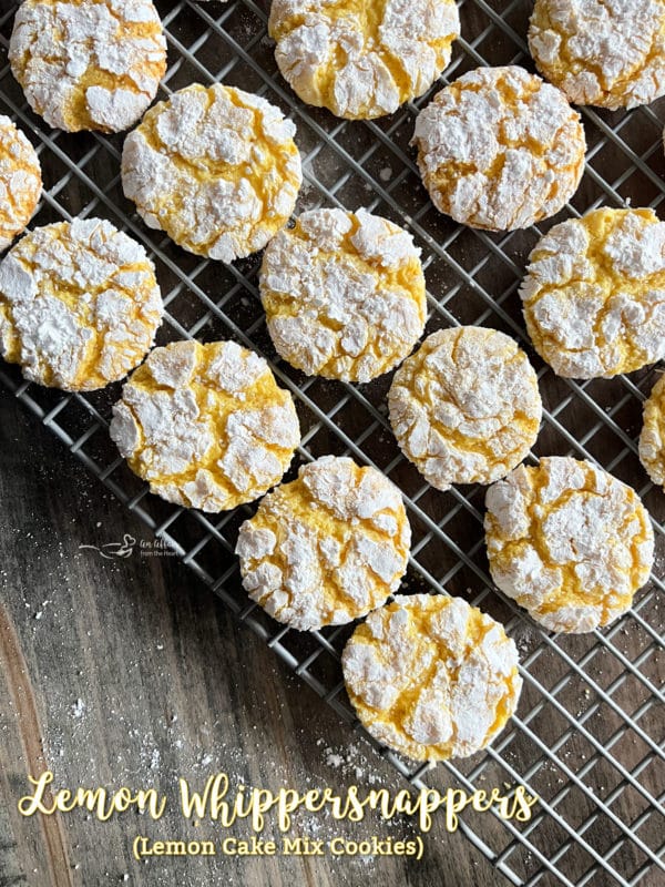 lemon whippersnappers aka lemon crinkle cookies