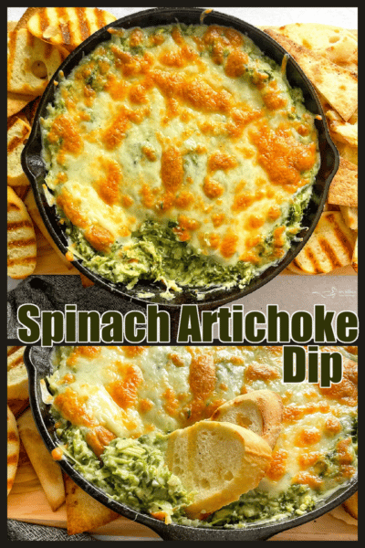 The BEST Spinach Artichoke Dip Recipe