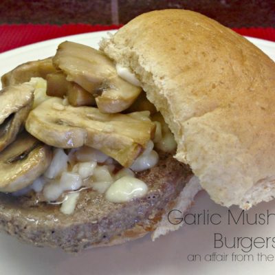 Easy Garlic Mushroom Burgers
