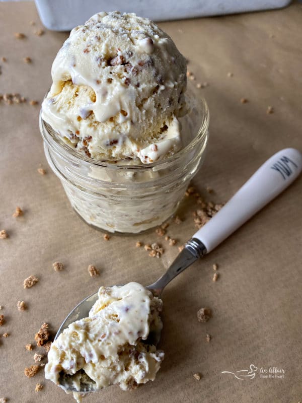 Grape Nut Ice Cream spoonful