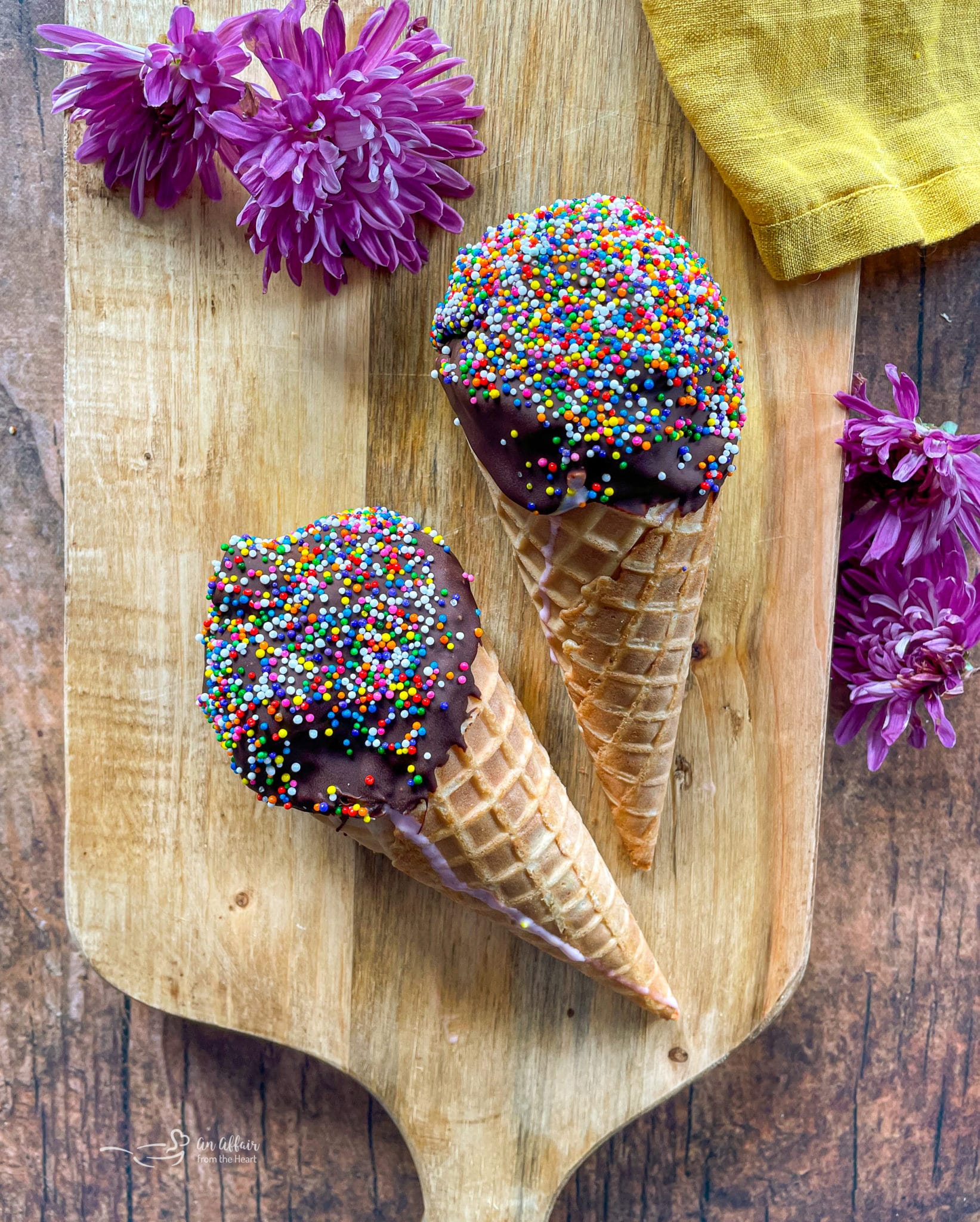 Make Homemade Drumsticks Nutty Chocolate Dipped Ice Cream Cones