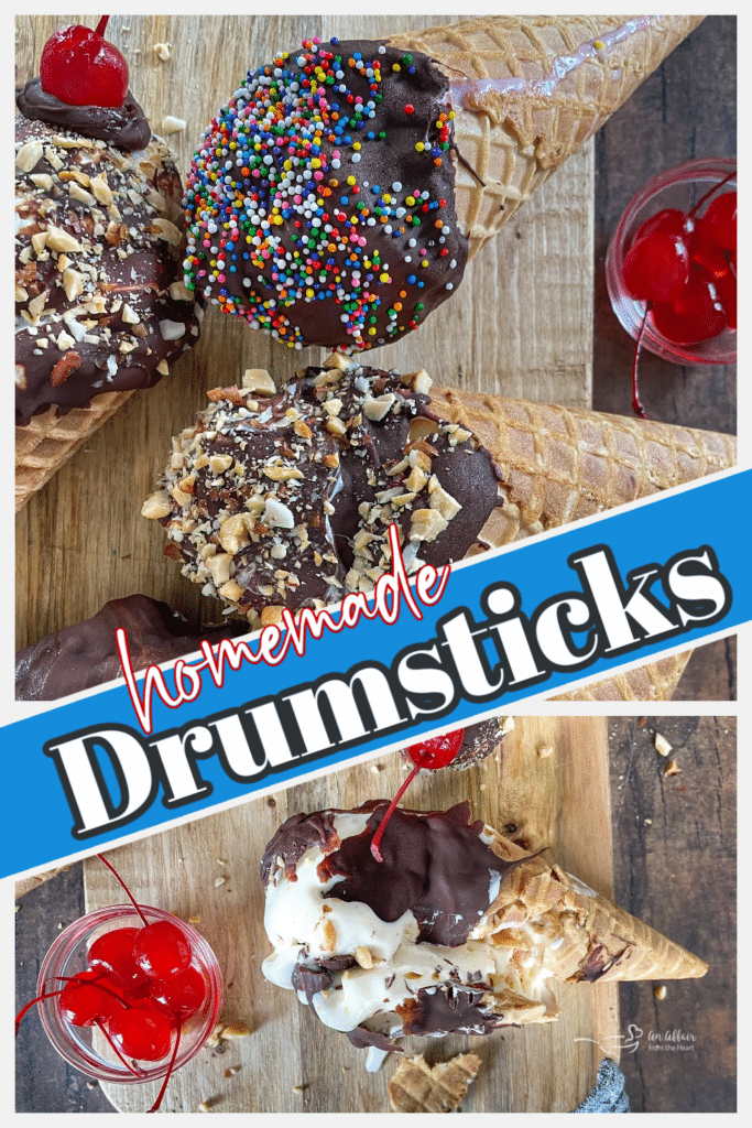 Make Homemade Drumsticks Nutty Chocolate Dipped Ice Cream Cones