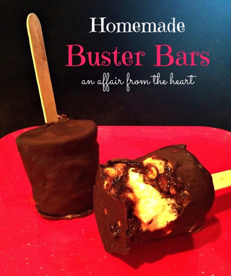 Homemade Buster Bars An Affair from the Heart