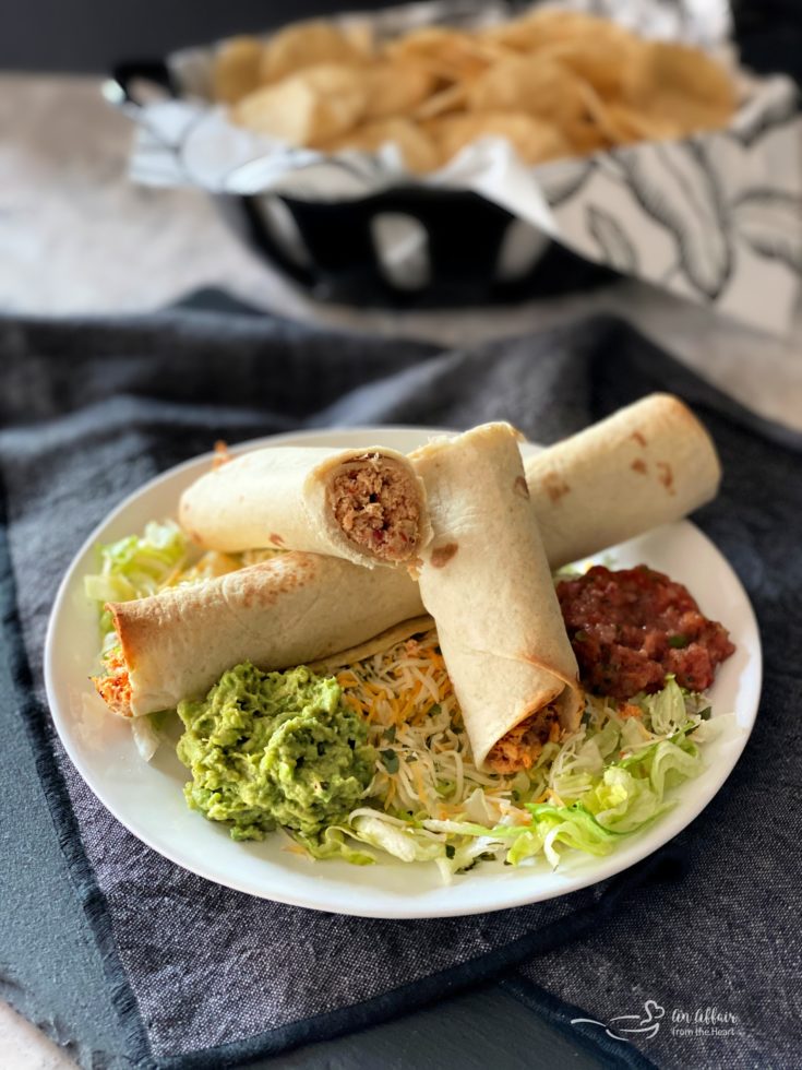 Baked Chicken Taquitos fit into a high fiber/low calorie diet