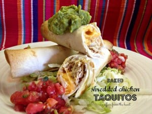 baked chicken taquitos