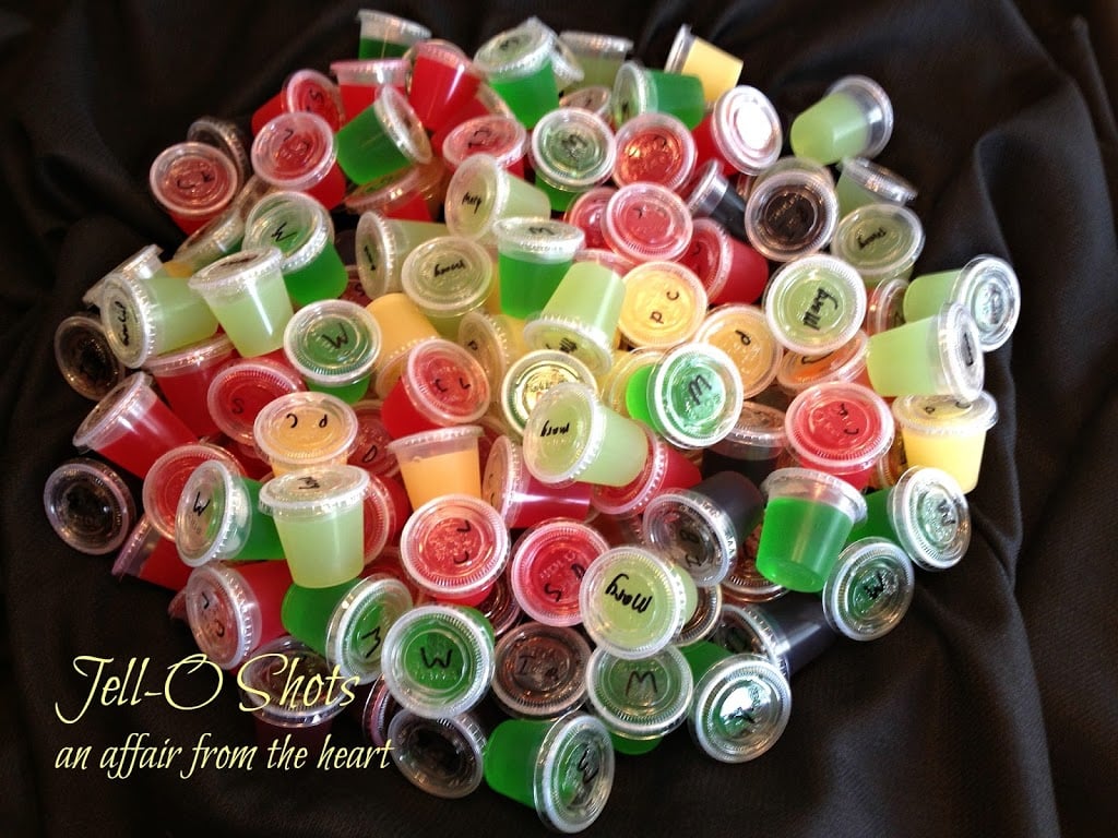 Jell-o Shots — 8 Different Flavors!!