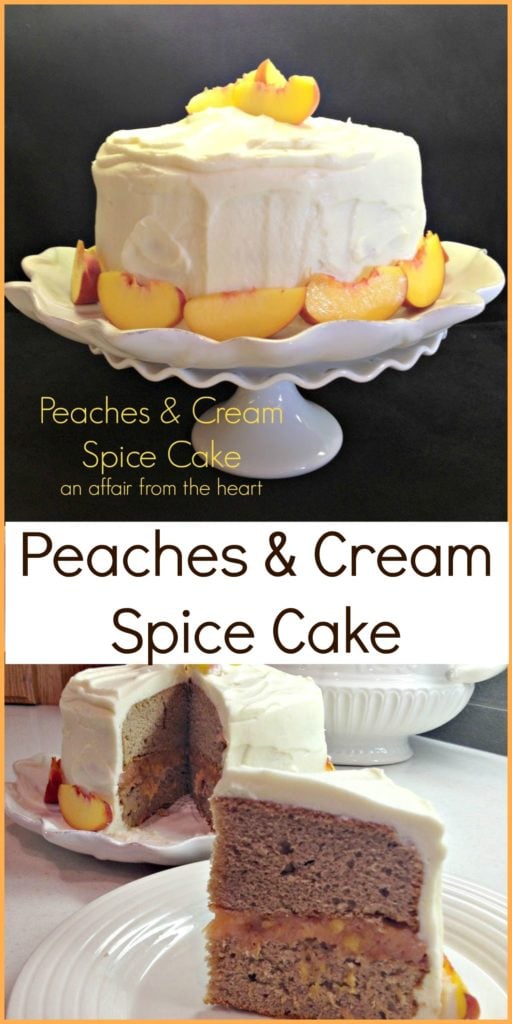 Peaches & Cream Spice Cake