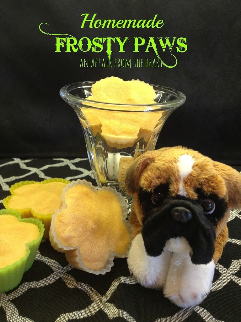 Homemade “Frosty Paws” – ‘Ice Cream’ for your dog