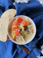 Sauerkraut, Bratwurst and Potato Soup | An Affair from the Heart