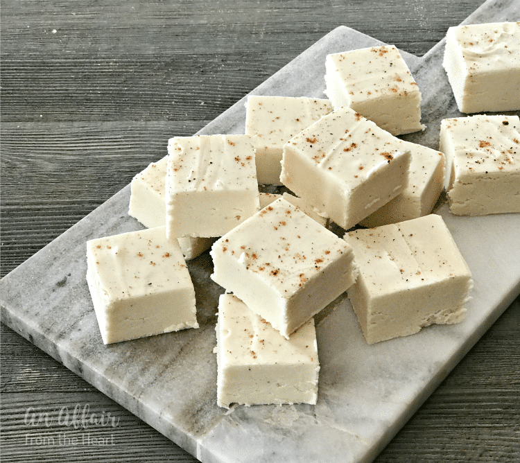 Eggnog Fudge - i am baker