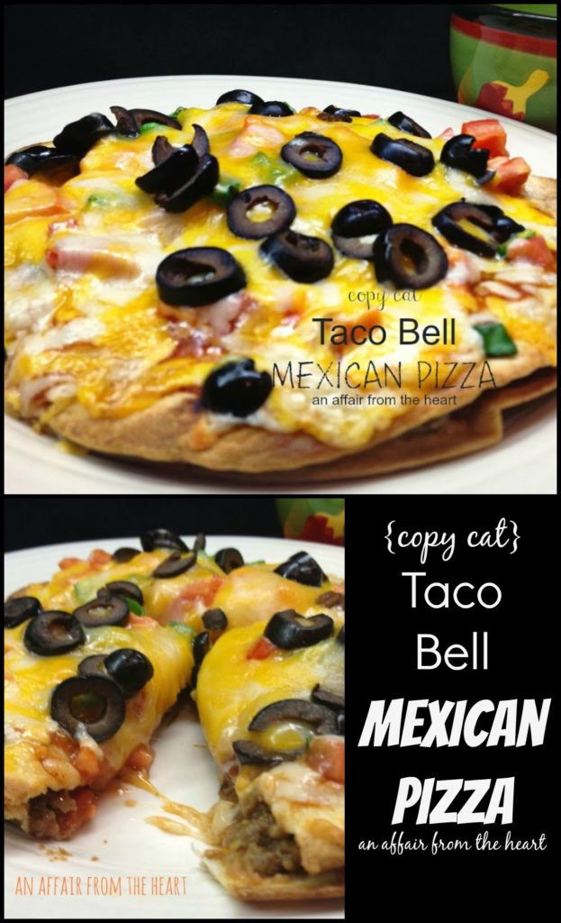 Copy Cat Taco Bell Mexican Pizza Recipe