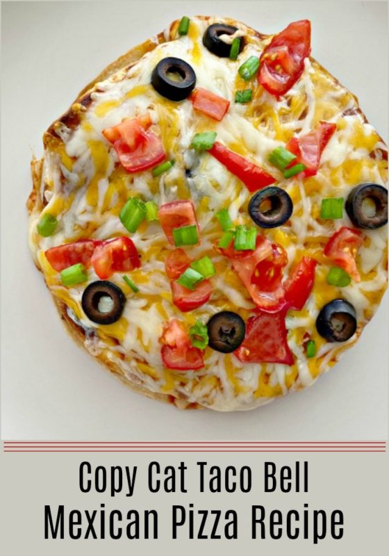 How to Make Homemade Copy Cat Taco Bell Mexican Pizza