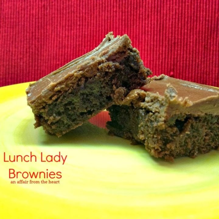 Lunch Lady Brownies An Affair From The Heart