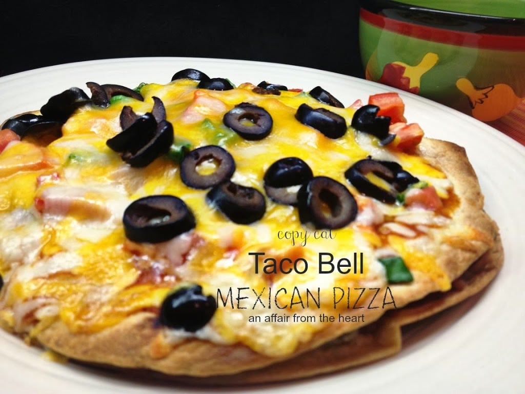 copy cat taco bell mexican pizzas