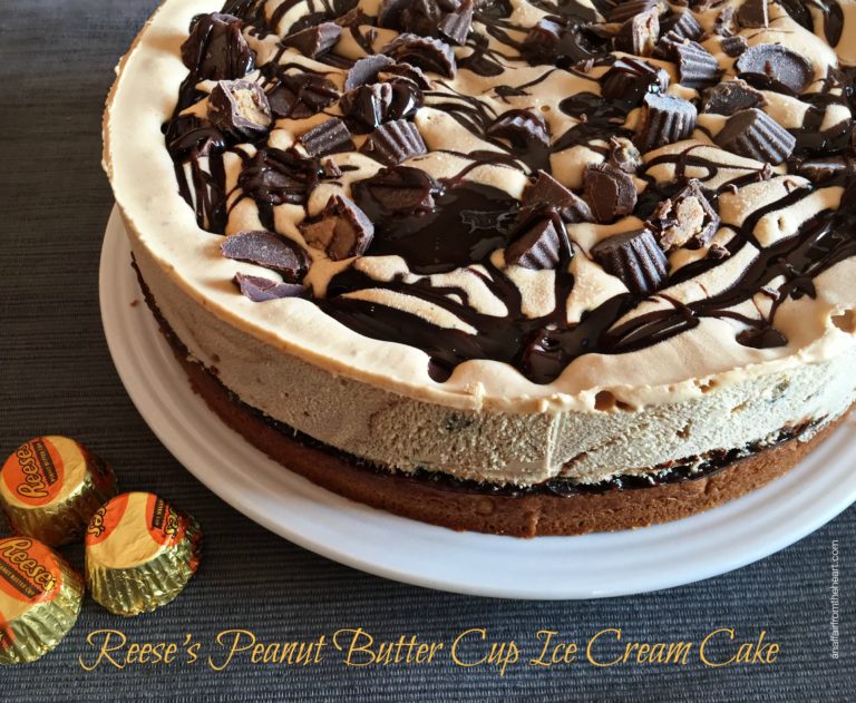 Reese’s Peanut Butter Cup Ice Cream Cake