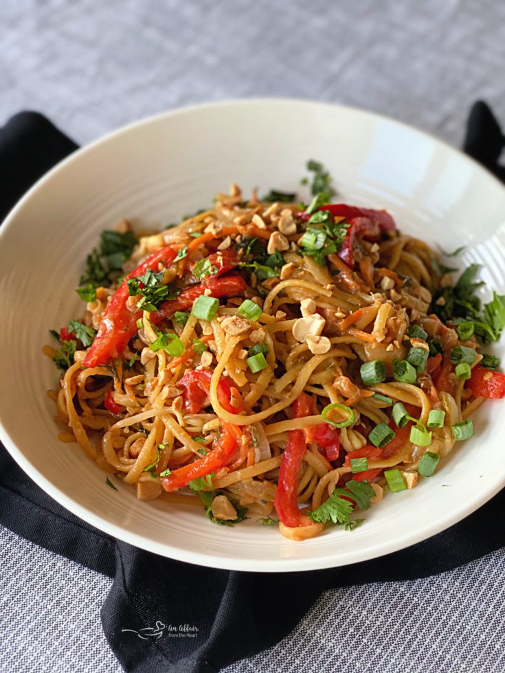 Pad Thai Wonderpot Recipe - Meatless, or with or Chicken