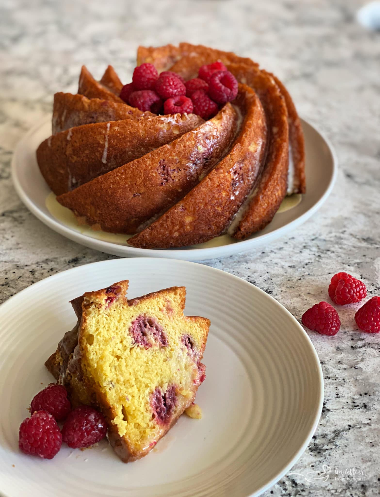 Lemon Raspberry Bundt Cake - An Easy and Delicious Lemon Dessert