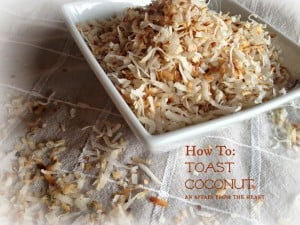 How To Toast Coconut