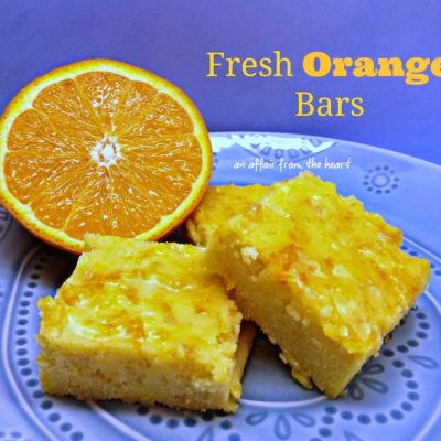 Fresh Orange Bars