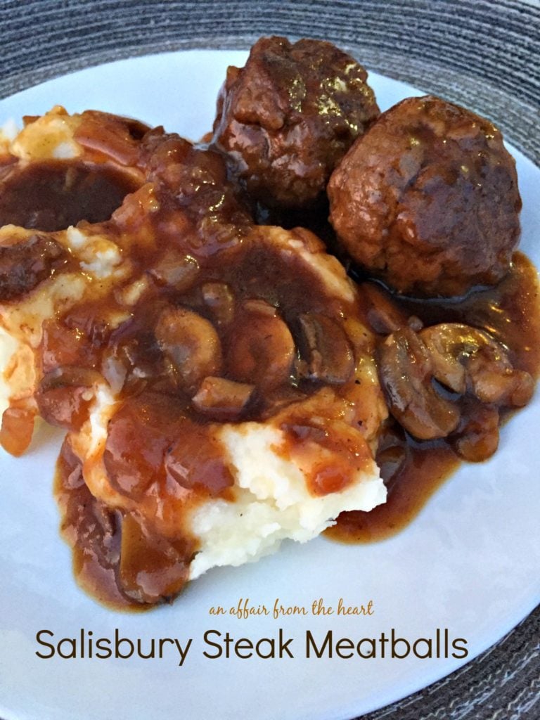 Salisbury Steak Meatballs