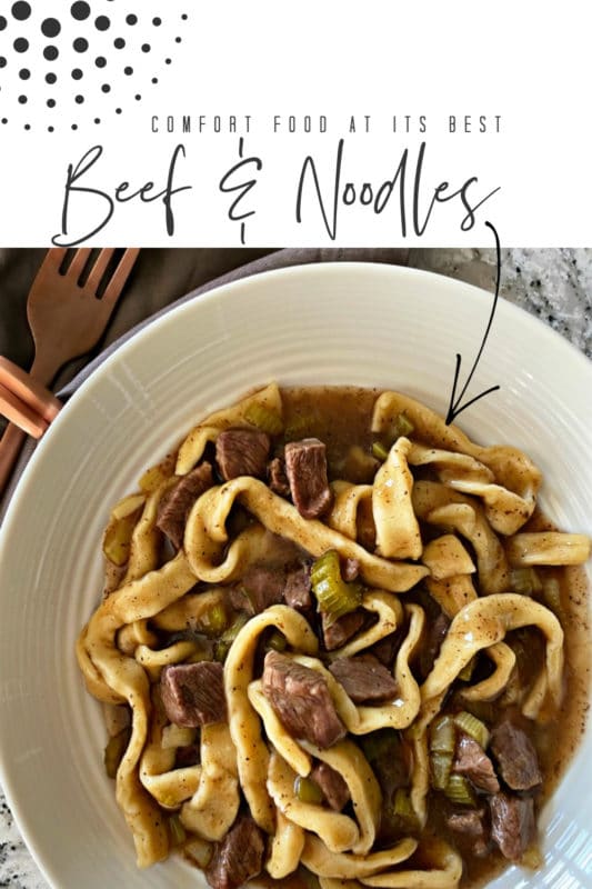 beef and noodles promo graphic