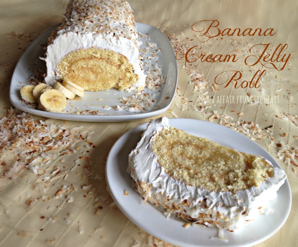 banana cream jelly roll