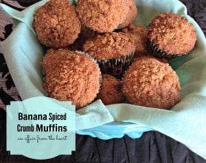 Banana Spice Crumb Muffin