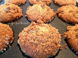 Banana Spiced Crumb Muffin