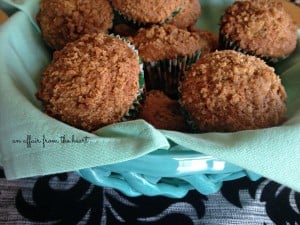 Banana Spiced Crumb Muffins