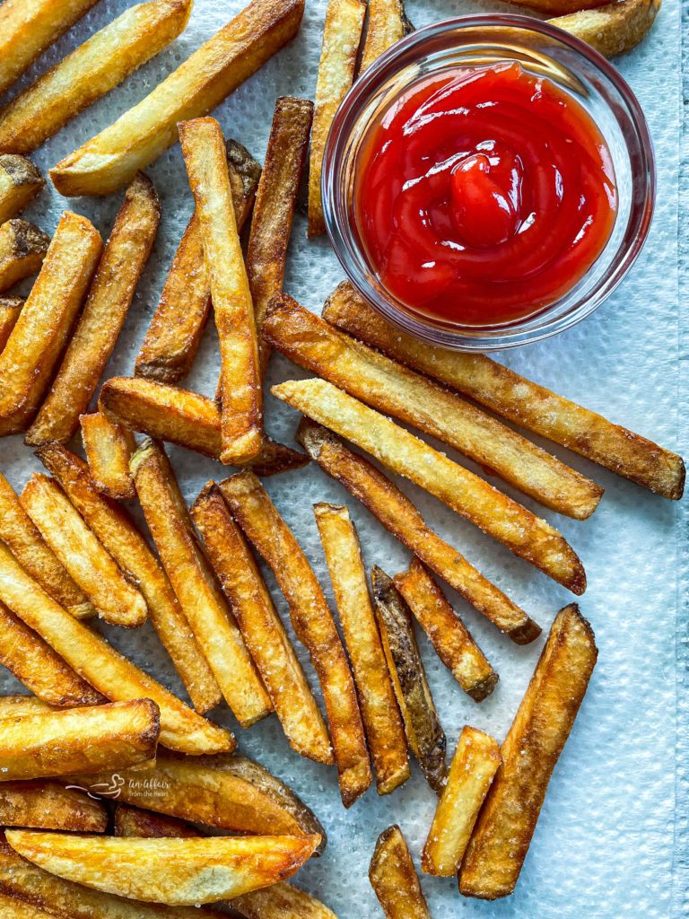 Homemade Double Fried French Fries