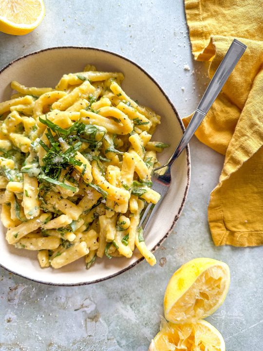 Lemon Basil Pasta Salad