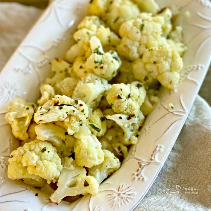 Easy Oven Roasted Cauliflower Healthy Nutritious Delicious