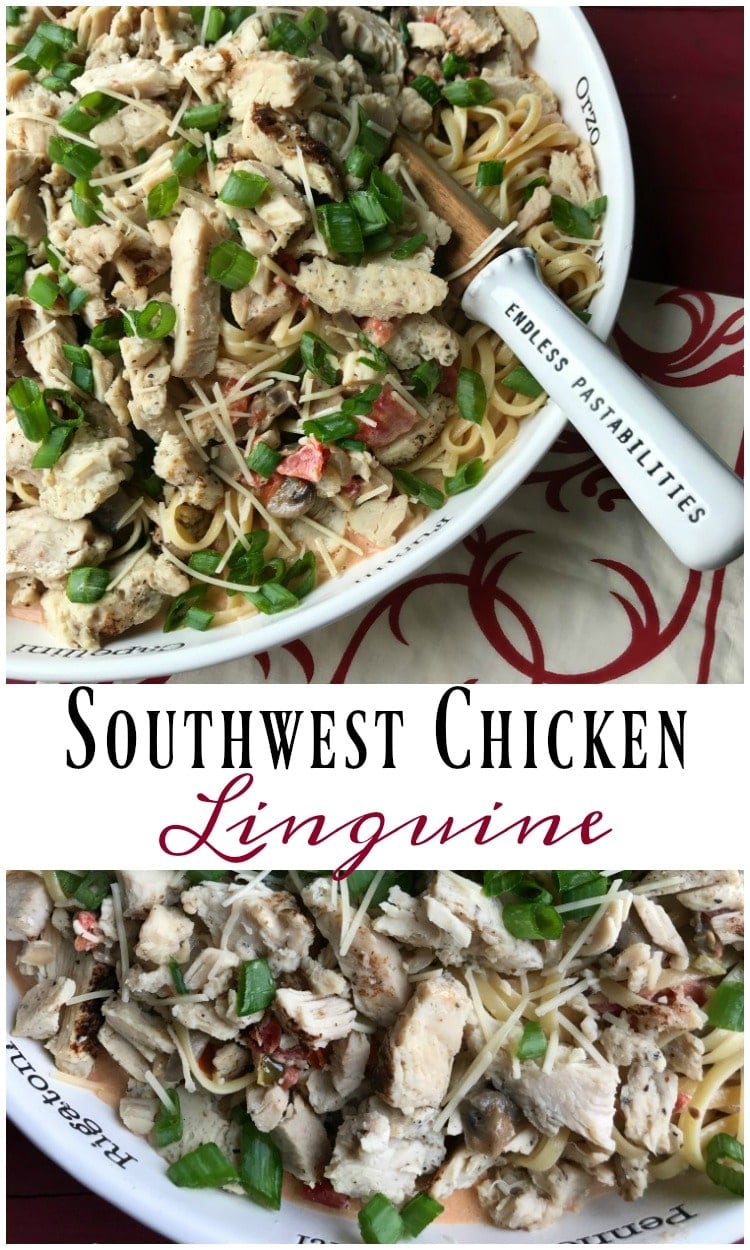 Southwest Chicken Linguine - An Affair from the Heart