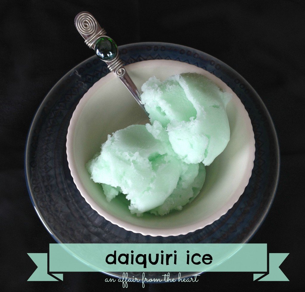 {copy cat} Baskin Robbin's Daiquiri Ice